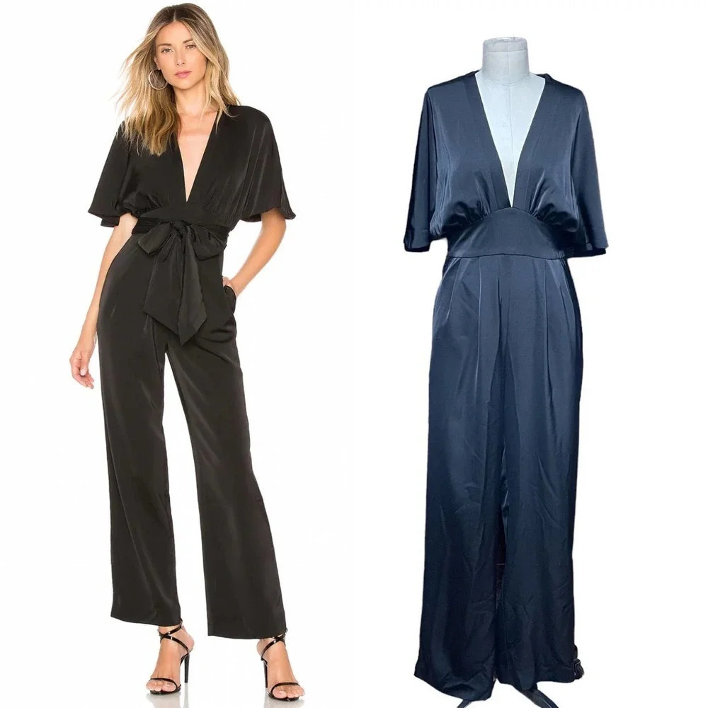 Chrissy Teigen x REVOLVE Elaine Jumpsuit‎ Black Size Small